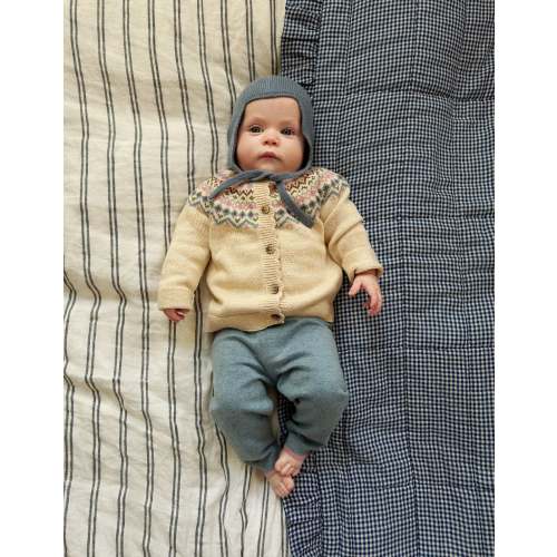 Fair Isle Knitted Play Set-Oatmeal Marl