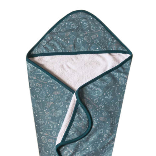 Premium Baby Knit Hooded Towel - Hogwarts