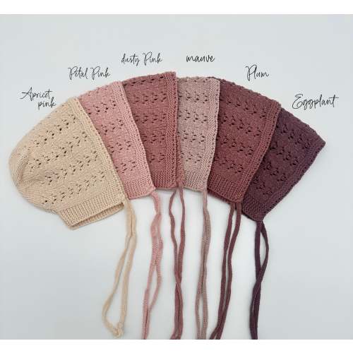 Jamie Knit Bonnet – Olive and Cradle
