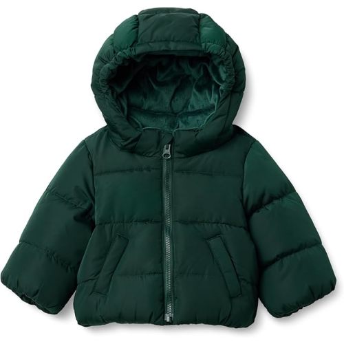 Amazon Essentials x Sofia Grainge Babies, Toddlers, and Boys' Water-Resistant Hooded Puffer Jacket