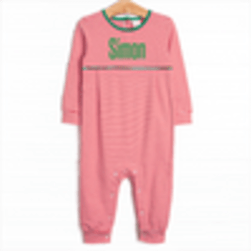 Seasonal Stripes Pima Romper, Red – Stitchy Fish