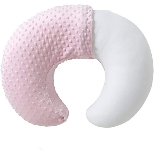 Baby Nursing Pillow and Body Positioner with Premium Slipcover for Breastfeeding for Baby Boys and Girls, Feeding Pillow with Breathable Comfortable Pillowcase (Blushing Bride)