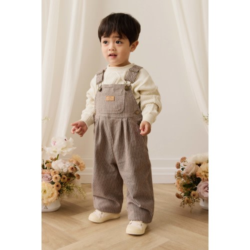 Blair Overall - Mini Pinstripe Cassava / Iroko – Jamie Kay USA