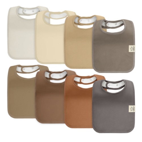 8-Pack Coast Drool Bibs