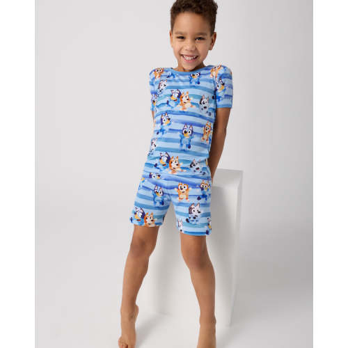 Bluey Dance All Day Two-Piece Short Sleeve & Shorts Pajama Set | Little Sleepies