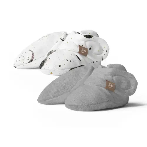 Stay On Baby Booties | 2 pack | size 0-3 month