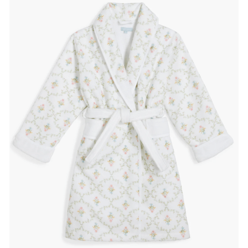 The Baby Hotel Robe - 6-12M "Pastel Trellis"
