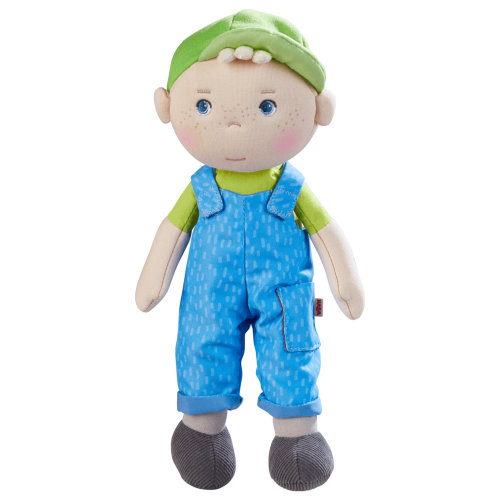 HABA Snug Up Till - 10" Soft Doll, Machine Washable Baby Boy Doll