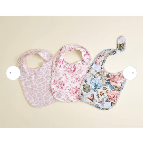 Floral Multi Baby Bib Set | Amarantha