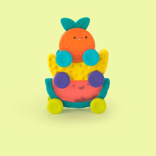 Stacking Fruit Action Cars