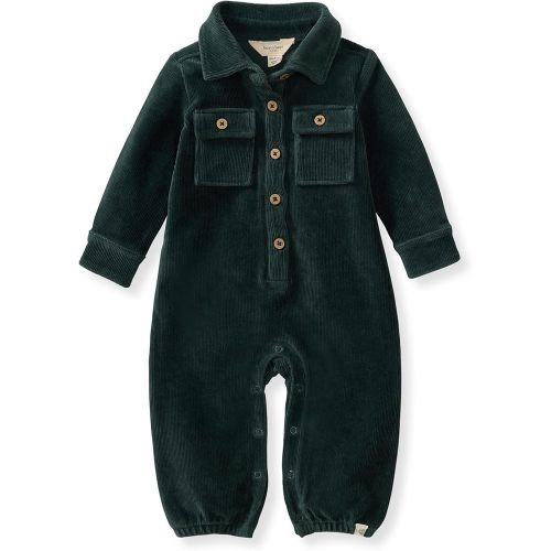 Burt's Bees Baby Baby Boys 100% Organic Cotton Button Down Jumpsuit