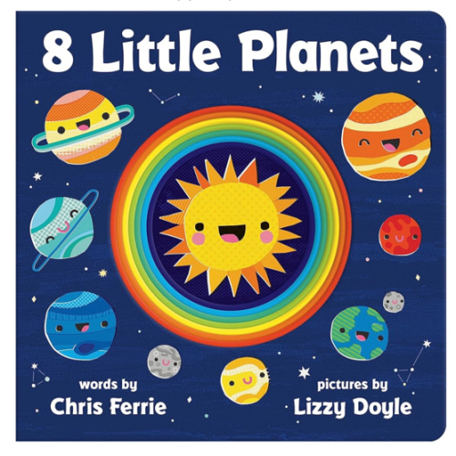 8 Little Planets: A Solar System Book for Kids with Unique Planet Cutouts