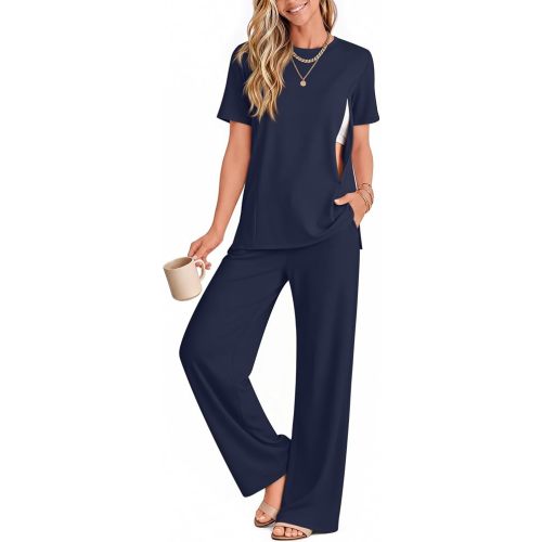 2Pc Postpartum Nursing Pajamas Set