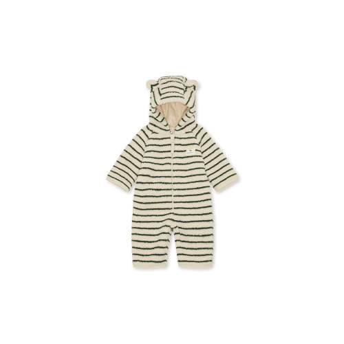 JODY TEDDY ONESIE - erba stripe