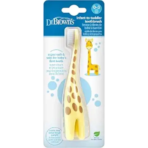 Dr. Brown's Infant-to-Toddler Toothbrush, Giraffe
