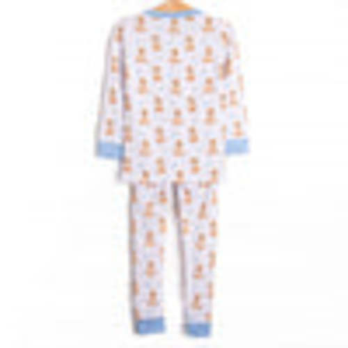 Dozing Doodles Bamboo Pajama Set, Blue – Stitchy Fish