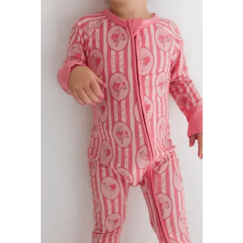 Pink Blaire Zipper Romper – In My Jammers