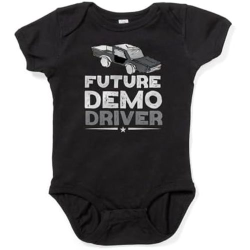 CafePress Future Demo Driver Demolition Derby Driv Body Suit Cute Infant Bodysuit Baby Romper Dark