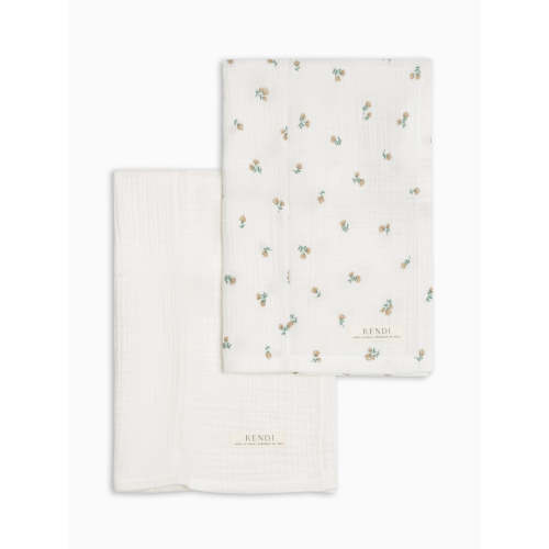 2-Pack Muslin Burp Cloths