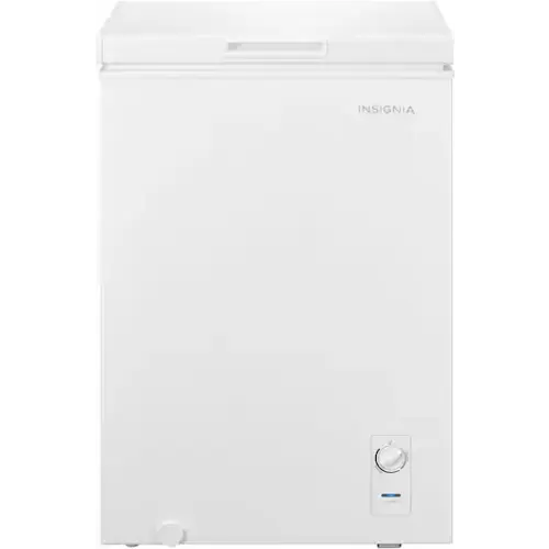 Insignia™ - 3.5 Cu. Ft. Garage-Ready Chest Freezer - White