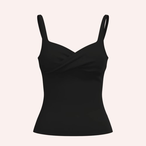 Leakproof Crossover Cami - Black