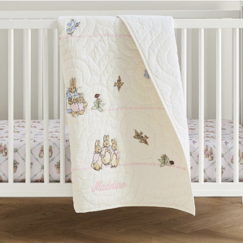 Peter Rabbit™ Flopsy™ Baby Quilt | Pottery Barn Kids