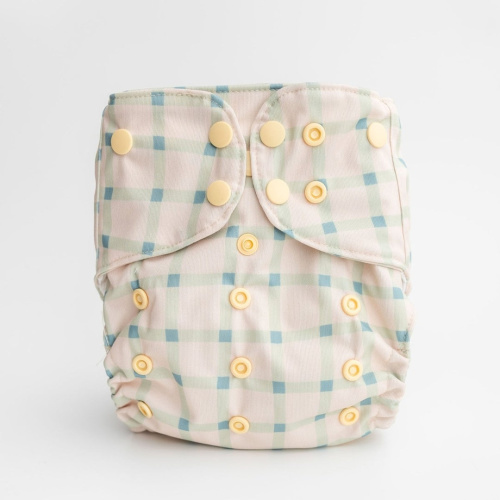 Luxe Pocket Cloth Diaper with Dual Inner Gussets and Athletic Wicking Jersey