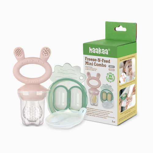 Haakaa Silicone Freeze-N-Feed Mini Combo - Blush