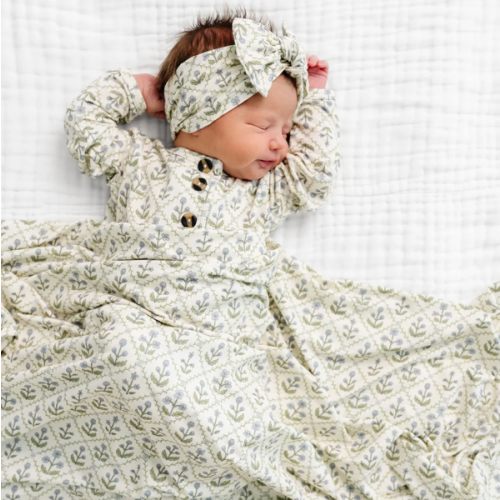 Etta Newborn Headband Bundle (Gown)