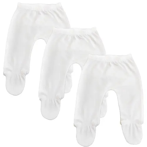 Ultra-Soft Cotton Spandex Baby Pants- Multipack