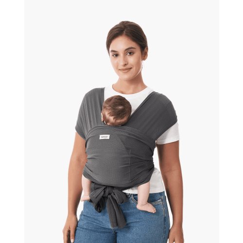 Momcozy Baby Wrap Carrier, Adjustable Baby Carriers for Newborn to Toddler 8-35 lbs, Cooling, Breathable and Lightweight Baby Wrap