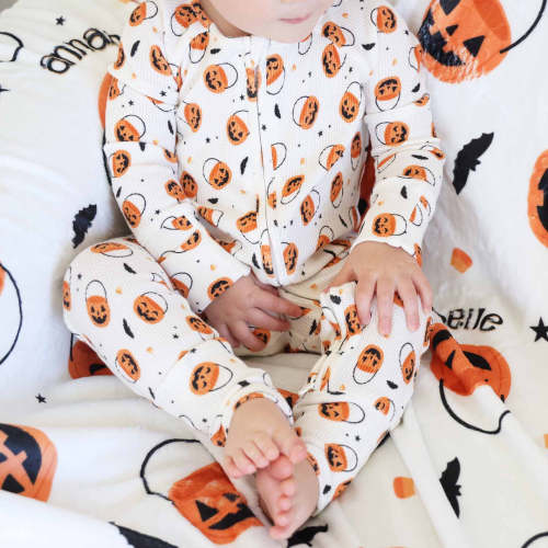 Halloween Convertible Zip Rompers