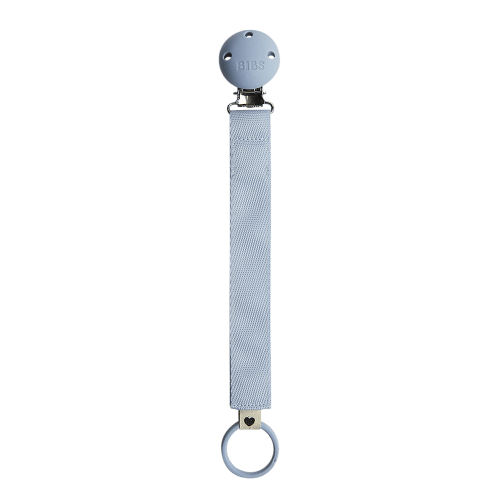 Pacifier Clip Ribbon - Dusty Blue – Bibsworld store US