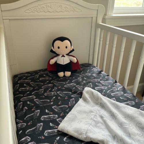 Transylvania Caskets Crib Sheets