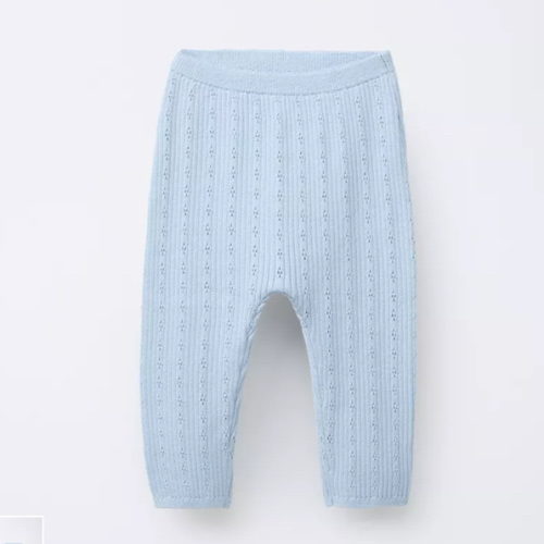 OPENWORK KNIT PANTS - Light blue | ZARA United States