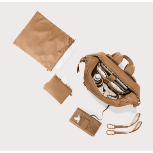 Indi Diaper Backpack in Camel, Medium