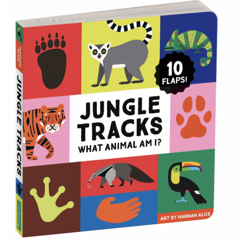 Jungle Tracks Lift-the-Flap Board Book - Mudpuppy
