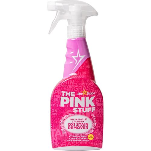 The Pink Stuff Miracle Laundry Oxi Stain Remover Spray, 16.9 Fl Oz