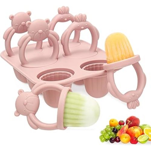 Silicone Baby Popsicle Molds with Sticks