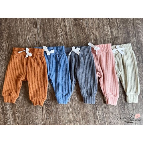 Gender neutral waffle knit baby joggers, Baby boy joggers, Waffle knit baby clothes, Baby winter clothes, Neutral baby pants