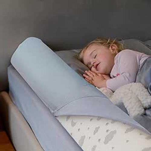ComfyBumpy Bed Bumper for Toddlers 52" x 5" – Foam Rail Guard with Non-Slip Stability | Safer & More Secure Convex Design | Fits Twin, Full, Queen & King Mattresses