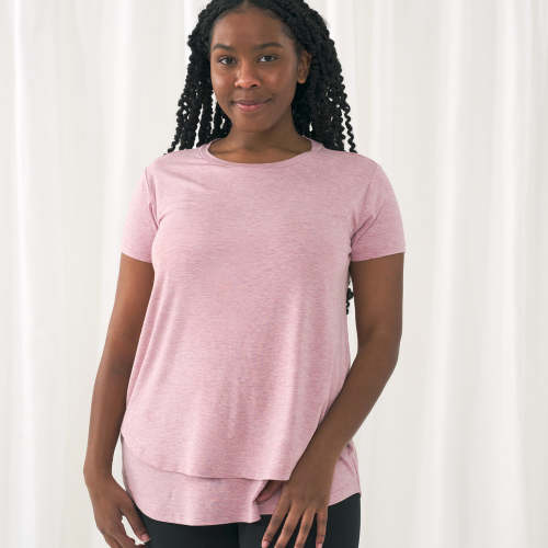 Heather Mauve Women's Nursing Top - Little Sleepies 3XL