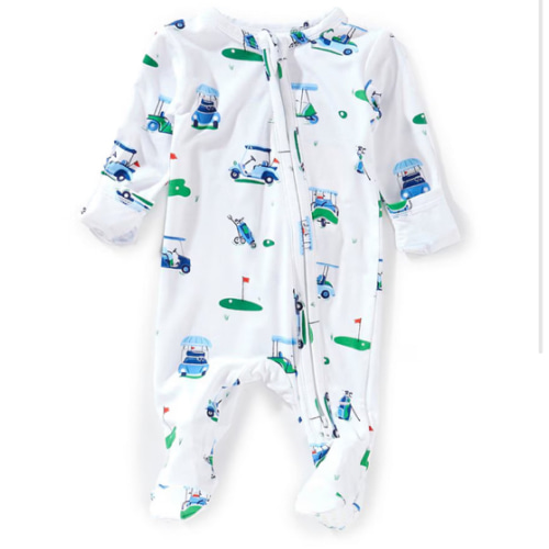 Angel Dear Baby Boys Long Sleeve Golf Cart Footie Coverall | Dillard's