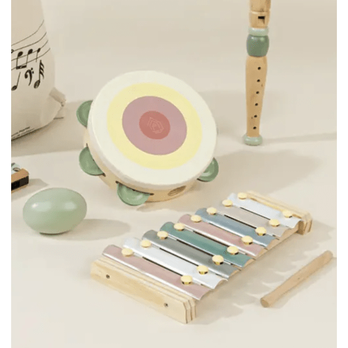 Wooden Musical Instruments Playset