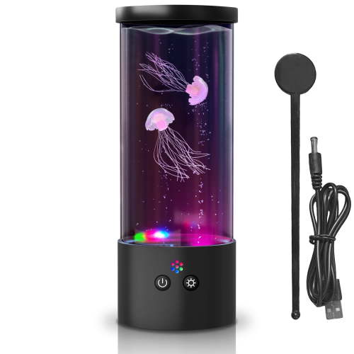 DAYBETTER RGB Electric Jellyfish Night Light Lamp With Many Color Changing And Motion Effects, Home Deco for Room Mood Light for Relax