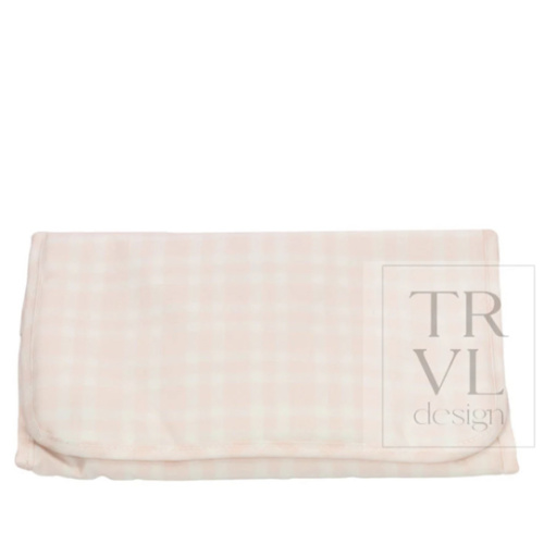 TRVL Changer Pad - Pimlico Plaid Pink