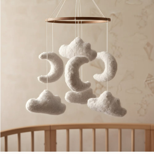 Marshmallow Sky - Baby Mobile