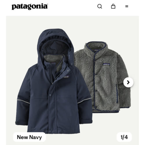 Patagonia Baby All Seasons 3-in-1 Jacket