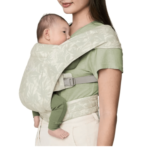 Embrace Baby Carrier For Newborn in Sage Meadows Knit | Ergobaby