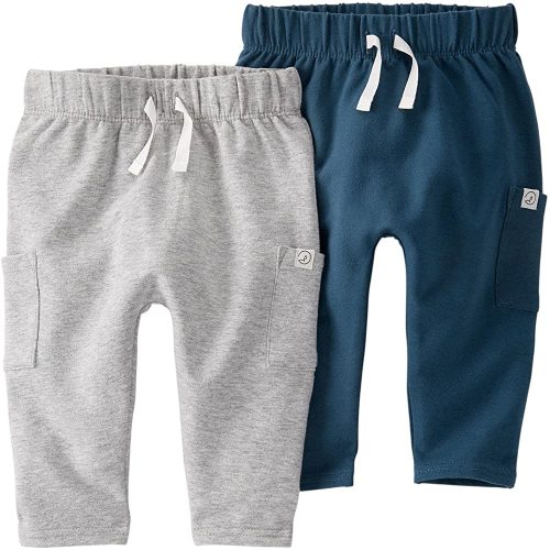 Little Planet by Carter's Unisex-Baby 2-Pack Pants Made with Organic Cotton